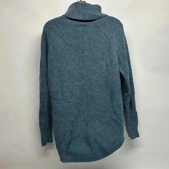 Pendleton blue turtleneck sweater size medium 80% lambswool - Picture 7 of 9